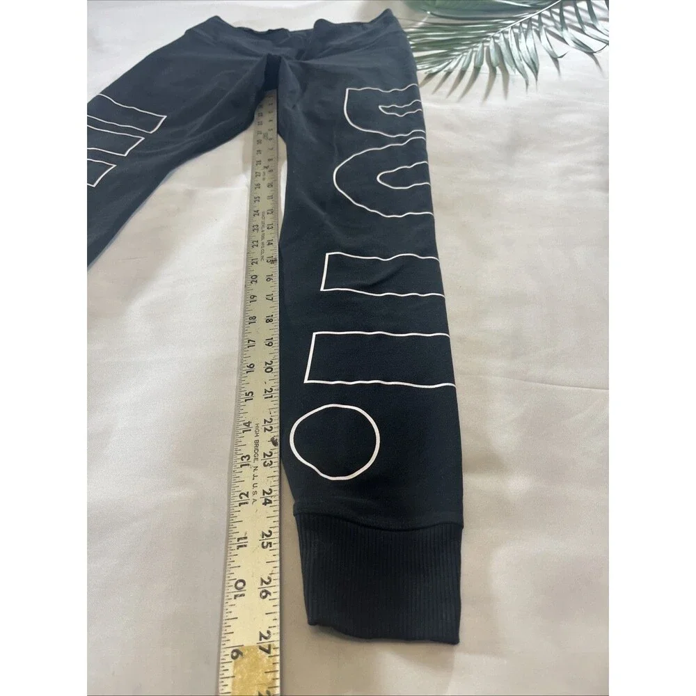 Nike Leggings Just Do It Spell Out Run Training Yoga Women's Small Black
